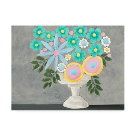 Regina Moore 'Nouveau Flowers I' Canvas Art,18x24
